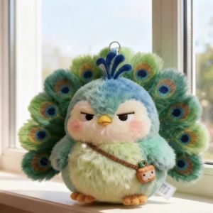 CHUNCAN | Original Peacock Plush Toy