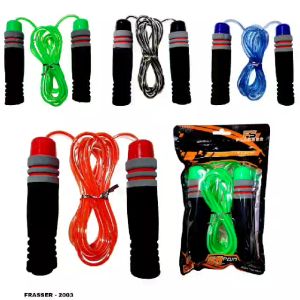 Frasser Tali Skipping Rope Alat Olahraga Fitness Lompat Tali Skipping Rope Grip Anti Licin SKPG 14