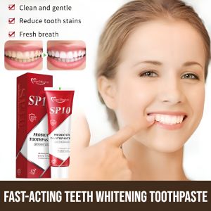 [Better Than Teeth Cleaning] Sp10 Probiotics Fast-Acting Teeth Whitening Toothpaste Whitening Tooth Decay Repair Paste Remove Tooth Stains Toothpaste Fresh Breath Eliminate Bad Breath