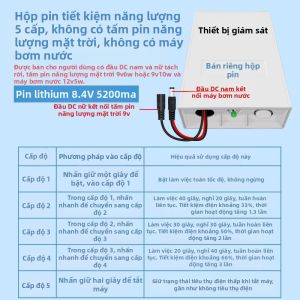 ZHUOLESHI | Bơm Nước Oxy Hóa Lưu Lượng Lớn Sử Dụng Năng Lượng Mặt Trời