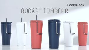 Ly giữ nhiệt LocknLock Bucket Tumbler LHC4268 LHC4269 540ml- Hàng chính hãng thép không gỉ quai xách tiện lợi- JoyMall