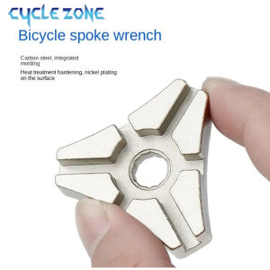 Bicycle Wheel Spoke Triangle 6-port Nipple Key Bike Tightening Correction Tool Cycling Repair Tools for MTB Bike