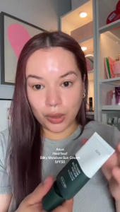 Anua Heartleaf Silky Moisture Sunscreen SPF50+ PA++++ 50ml 70% Houttuynia Cordata Extract Hydrating UV Shield Formula Lightweight Non-Greasy Fast-Absorbing Sun Protection for All Skin Types Daily Outdoor Use Soothing Moisturizing Non-White Cast Gentle