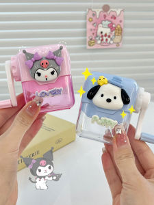 New Genuine Sanrio Hand-Cranked Pencil Sharpener Primary School Kindergarten Kids Dedicated Penknife Melody Puppy
