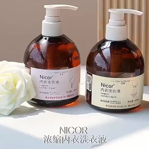 💯👍Nicor 抗菌内裤内衣清洗液 300ml Plant-based Lingerie Panties & Bra Detergent