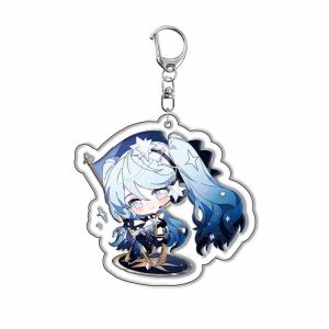Bandai | Móc Khóa Acrylic Hatsune Miku Princess Mặt Dây Chuyền Thần Tượng Ảo Vocaloid Charm Balo Anime Dễ Thương Phụ Kiện Túi Xách Sưu Tầm
