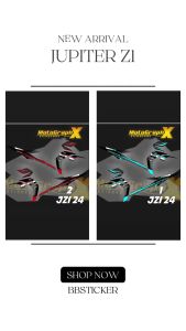 Stiker Motor Yamaha Jupiter Z1 & Motif Road Race JZI 24