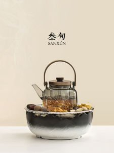 SANXUN | Tea Pot and Electric Ceramic Heater Set
