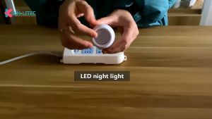 Lampu Tidur LED Sensor Cahaya Otomatis Rotasi 360 Derajat 0.5w 220v