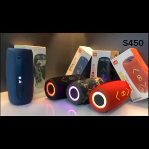 ลำโพงบลูทูธ S-450 ไร้สาย รุ่นใหม่ ลำโพงกลางแจ้ง เสียงดังๆเบสทรงพลัง ดอกลำโพงคู่มีไฟ (รับประกัน 30 วัน)
