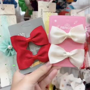 Set kẹp tóc cho bé gái Set 2 kẹp tóc xinh cho bé Set 2 kẹp tóc cho bé diện đầm xinh