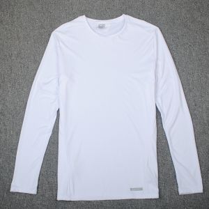 Mens Running Training Long Sleeve T-Shirt Quick Dry Fitness Upper Apparel Professional Morning Run Thin Reflective Sports