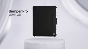 Nillkin ipad 10.2 7 th / 8th / 9th inch Bumper Leather Cover Smart Case TPU+PC + PU Leather