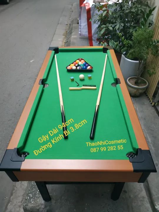 Bàn BiDa Mini Gỗ Loại To Nhất, Bàn Bi A 6 lỗ, Bàn BiDa, Bi Da Cho Trẻ Em Và Người Lớn Size Đại
