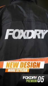 FOXDRY 05 Premium Raincoat Rainsuit Baju Hujan Waterproof Rain Jacket (Jacket & Pants) / NEW Premium Version