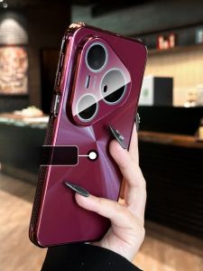 DAIMANG | Daimang lens all-inclusive comes with lens film suitable for Huawei pura90pro plus mobile phone case glaze red new pura80 pro + anti-fall p70 cooling and breathable protective cover