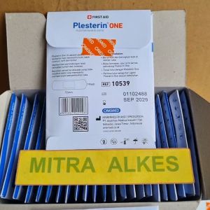 Plesterin ONE isi 10 ONE MED. Plester Strip Kain Elastis OM. Plester Luka isi 10 OneMed.