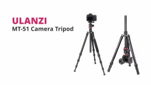 Ulanzi MT-51 ขาตั้งกล้องอลูมิเนียม CAMERA TRIPOD ขาตั้งกล้องและโมโนพอด 2in1 ขาพับพกพา หัวหมุนบอล 360°