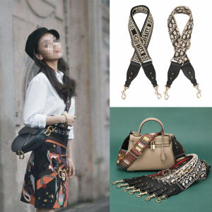 Adjustable Wide Shoulder Strap Canvas Crossbody Bag Belt Womens Saddle Bag Purse Replacement Accessories Handbag Strap