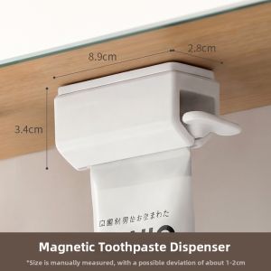 LANJIAOLUO | Magnetic Hanging Toothbrush Holder