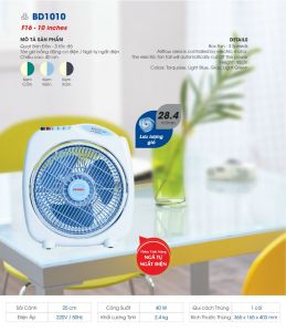 Quạt Bàn Đảo SENKO BD1010 - BH 24 Tháng Chính Hãng