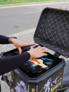 ANEXRD Motorcycle Top Box 38L/45L High-Capacity Waterproof Box Motorcycle Box Accessories Motor Motorcycle Box