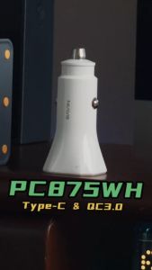 BAVIN PC875 38W Fast Charging Car Charger PD & QC3.0 USB Port Suitable for iPh 17 & Android (Supports 17 Series)