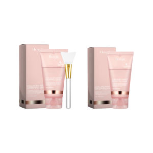 EELHOE | Overnight Collagen Mask Peel Off Facial Care Deep Moisturizing Wrapping Mask Ceramide Barrier Repair Skincare for Glowing Skin