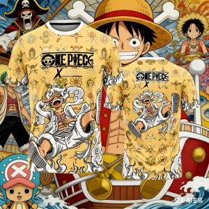 Bandai | 2026 One Piece Anime Graphic Football Jersey 3d Printing Sports Dry Quickly Mens T-Shirt Childrens Clothing Tee Y2k Woman