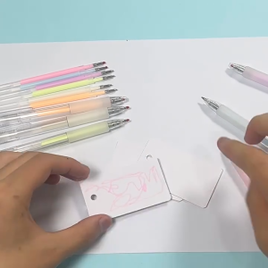 Retractable Pen‑Shaped Dot Glue Pen 20s Quick Dry Adhesive Glue for Scrapbook Journal DIY Craft Art Stationery Supplies