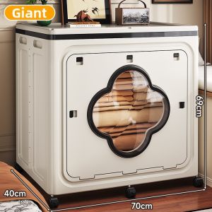 JINXIUBAINIAN | Foldable Outdoor Storage Cabinet for Balcony Sunproof Bookshelf