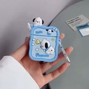 Silikon Lucu Case AirPods PRO 1 2 Gen 1 2 3 3D Stella Lou Kuromi Motif Starbucks Disney Super Hero Iron Man Korea Karakter Keren Kaws Kartun Silicone Earpods Inpods Earphone Softcase Pouch Cover