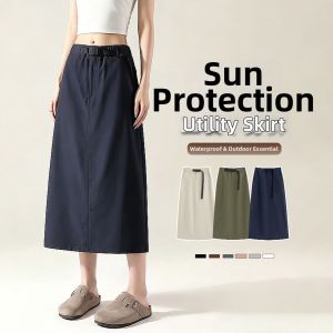 V.C.I | Quick-Drying Sun-Protective A-Line Midi Skirt