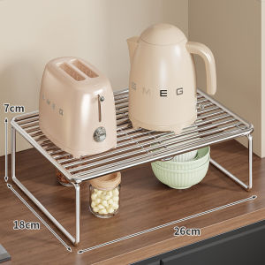 Kitchen Storage Organizer Stainless Steel Shelving Unit Single Layer