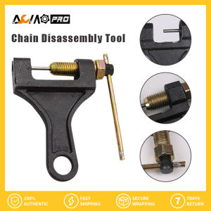 AumoPro 1Pc Motorcycle Bike Chain Remover Breaker Splitter Remover Tool Splitter Puller Cleaner Adjuster Bicycle Removal Tool Trike Chain Cutter/Chain Refiner