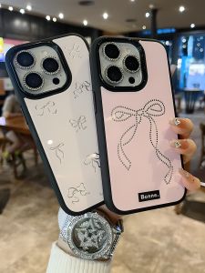 Apple Series iPhone 16 New Model Womens Style Protective Case Breathable Large Hole Design Polka Dot Base 13pro/15promax/14pro/16promax