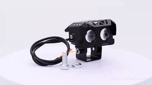 MOFOX B2 Laser Gun MDL 40W Motorcycle LED Lights Dual Color Hi/Lo Mini Driving Light Auxiliary Light For Motorcycle