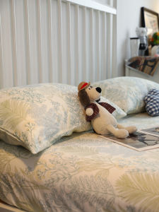 Thickened Pure Cotton Flannel Breathable Small Floral Pillowcases 2pcs 48*74cm Single Person Pillow Covers Bedding Accessories