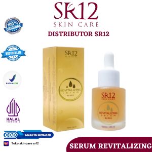 SERUM REVITALIZING SR12/SERUM UNTUK BOPENG/BEKAS JERAWAT/SERUM UNTUK MENGECILKAN PORI PORI/ATASI MATA PANDA/MENCERAHKAN WAJAH