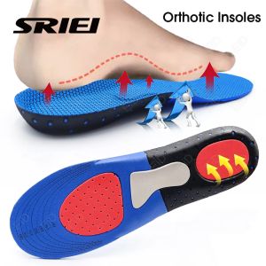 SRIEI 1Pair Orthotic Insoles Silicone Insoles Arch Support Sport Shoe Pad Soft Running Insert Cushion Memory Foam Insole Cuttable for Men Women