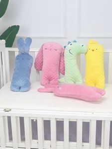 Gối Ôm Gấu Bông Mẫu Động Vật Vải Không Xù Bông Không Vón Cục An Toàn Cho Bé DD336