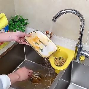 Khay Lọc Rác Gắn Bồn Rửa Bát Rửa Rau Củ Quả - Rửa Thực Phẩm Bồn Rửa Chén Đa Năng / Rổ lọc rác thoát nước bồn rửa chén hình thiên nga-HAUSE