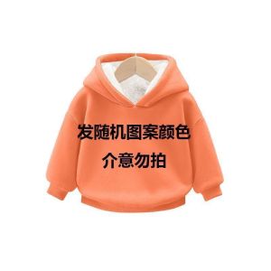 ชุดกีฬาผ้าขนแกะหนาสำหรับเด็กผู้หญิง ฤดูใบไม้ร่วง/ฤดูหนาว ชุดสองชิ้น เสื้อแจ็คเก็ตมีฮู้ด เสื้อผ้าเด็ก แฟชั่น อบอุ่น อบอุ่น