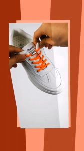 Sweet Belly  เชือกรองเท้า ไม่ต้องผูก สายยืดหยุ่นได้ดี  Elastic metal shoelace buckle cover