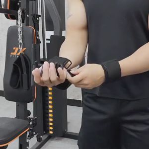 ĐAI QUẤN CỔ TAY GYM CÓ MÓC THÉP 1 CẶP | LIFTING STRAP WRIST STRAP DEADLIFT FITNESS PULL UP