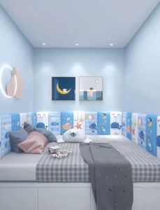 【6pcs】 3DCartoon Wall stickers anti collision foam wall stickers wallpaper 3d childrens anti collision strip anti collision foam