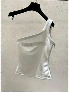 Cool Spicy Sleeveless Strap Vest Irregular Fashionable Versatile Womens Top Trendy Commute Style Korean Version Summer New Arrival