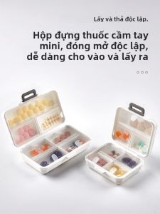 Hộp Đựng Đồ Trang Sức Di Động Mini Hộp Đựng Thuốc Hộp Đựng Đồ Dùng Gia Đình Hộp Đựng Đồ Nhỏ Gọn Hộp Đựng Đồ Dùng Cá Nhân