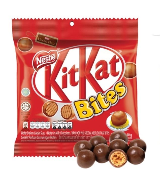 Kit Kat Bites (100g) / Kit Kat 2F Flowrap Sharebag 12sx17gm (204g ...