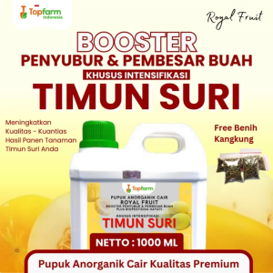 Pupuk Timun Suri 1 Liter - Pupuk Agar Tanaman Timun Suri Berbuah Besar / Pupuk Cair Khusus Timun Suri / Pupuk Penyubur dan Pembesar Buah / Pupuk Topfarm